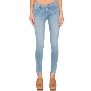 FRAME Le Skinny de Jeanne Womens Light Wash Denim Jeans Size 24